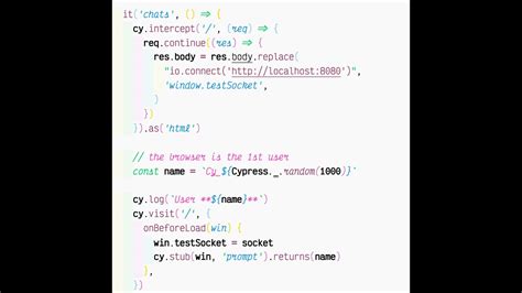 I am trying to use mock-sockets with Cypress, setting up the mock in the onBeforeLoad hook for cy. . Cypress mock websocket